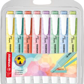 Pochette x 8 STABILO swing cool Pastel - Carton de 5 pièces