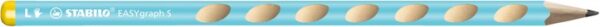 Schoolset x 2 STABILO EASYgraph S HB gaucher + 1 taille-crayons EASYsharpener + 1 gomme - bleu ciel - Carton de 3 pièces – Image 2