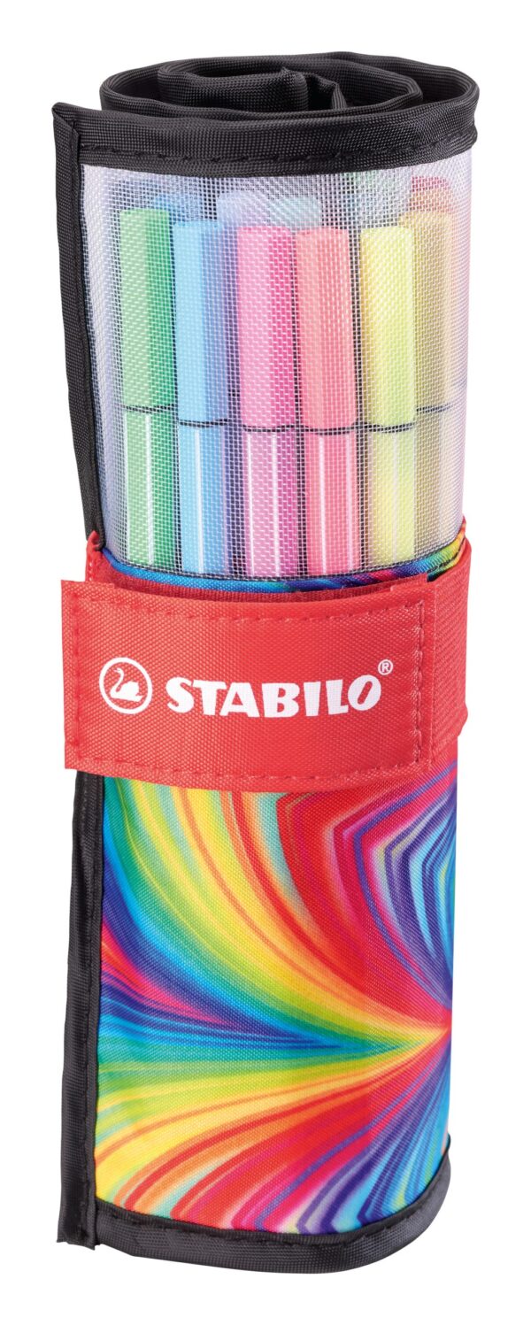 Rollerset x 25 STABILO Pen 68 ARTY - coloris assortis