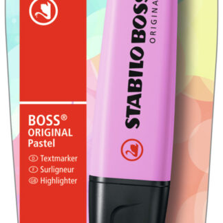 Blister carton x 1 STABILO BOSS ORIGINAL Pastel - mauve givré