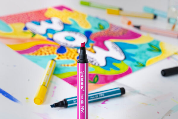 STABILO Pen 68 MAX - vert de glace - Carton de 5 pièces – Image 4