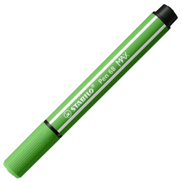 STABILO Pen 68 MAX - vert clair - Carton de 5 pièces