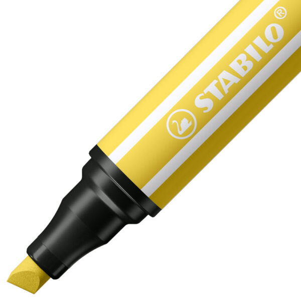 STABILO Pen 68 MAX - jaune - Carton de 5 pièces – Image 2