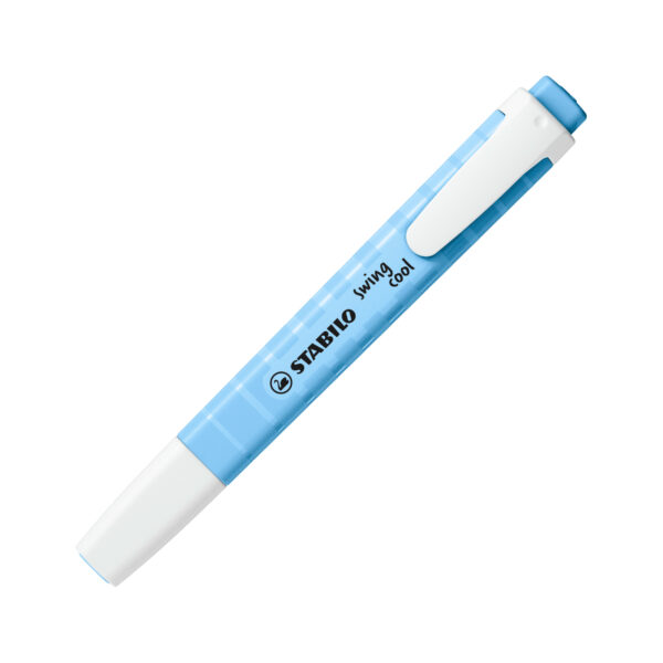 Blister x 4 STABILO swing cool Pastel - abricot + bleu + mauve + gris - Carton de 10 pièces – Image 2