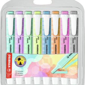 Pochette x 8 STABILO swing cool Pastel - Carton de 5 pièces
