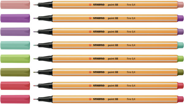 Etui carton x 8 STABILO point 88 - coloris "cocooning" – Image 3
