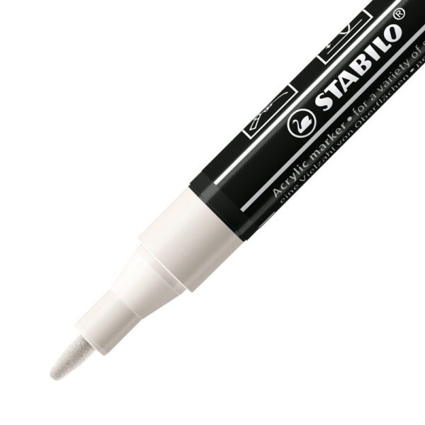 STABILO FREE acrylic T100 - blanc – Image 2