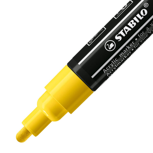 STABILO FREE acrylic T300 - jaune – Image 2