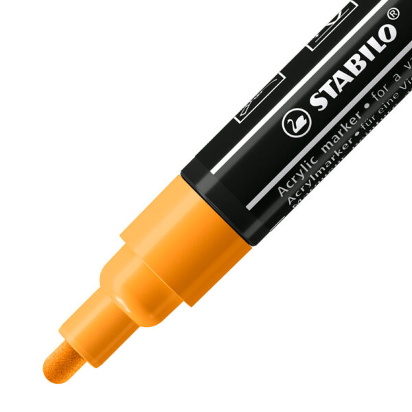 STABILO FREE acrylic T300 - orange - Carton de 5 pièces – Image 2