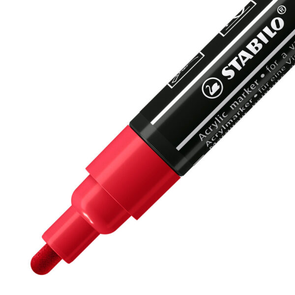STABILO FREE acrylic T300 - rouge foncé – Image 2