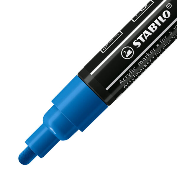 STABILO FREE acrylic T300 - bleu foncé - Carton de 5 pièces – Image 2