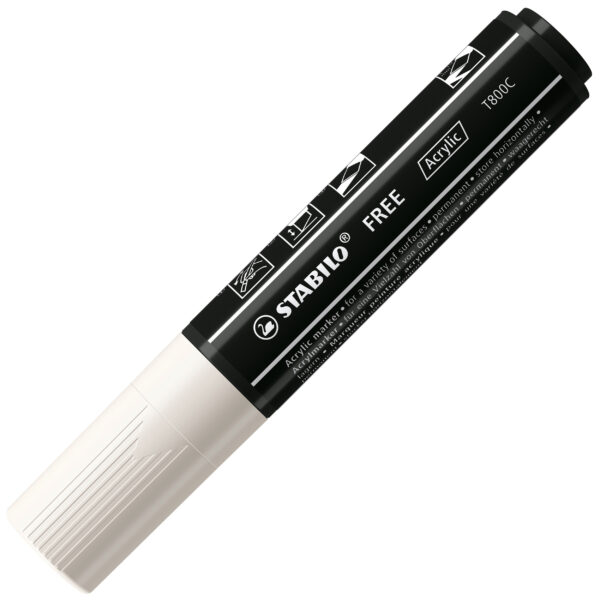 STABILO FREE acrylic T800C - blanc