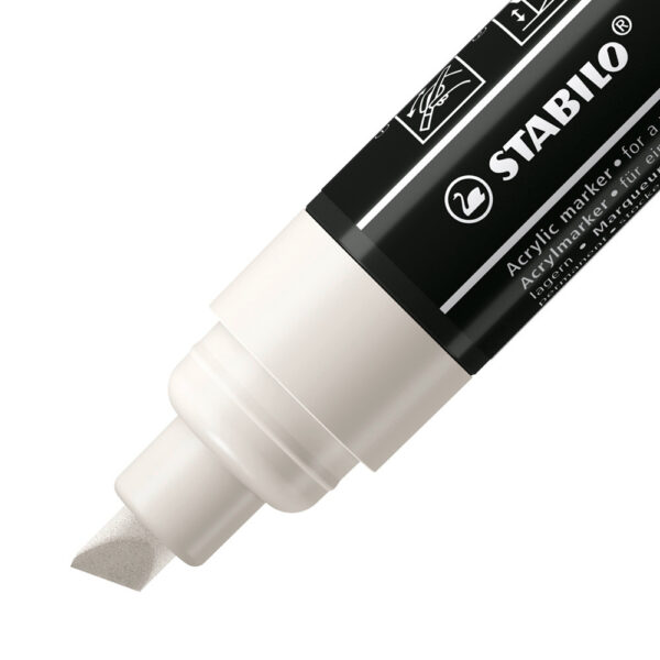 STABILO FREE acrylic T800C - blanc – Image 2