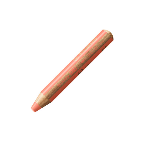 STABILO woody 3 in 1 - rouge pastel - Carton de 5 pièces