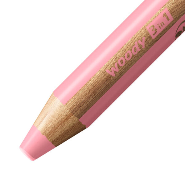 STABILO woody 3 in 1 - rose pastel - Carton de 5 pièces – Image 2