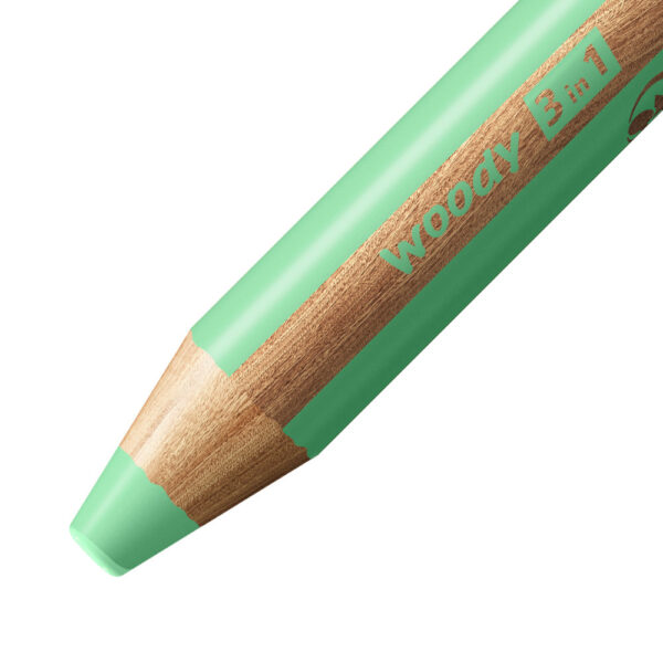 STABILO woody 3 in 1 - vert pastel - Carton de 5 pièces – Image 2