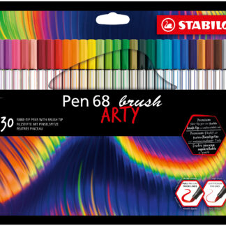 Etui carton x 30 STABILO Pen 68 brush ARTY