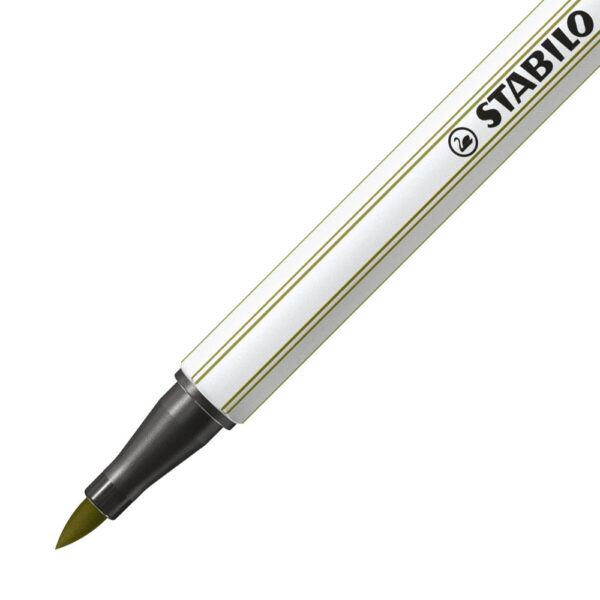 STABILO Pen 68 brush - vert épinard – Image 2