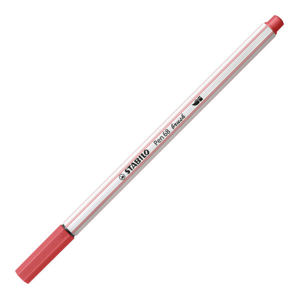 STABILO Pen 68 brush - rouge terracotta