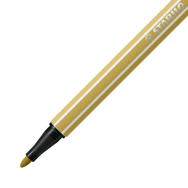 STABILO Pen 68 - vert kaki - Carton de 10 pièces – Image 2