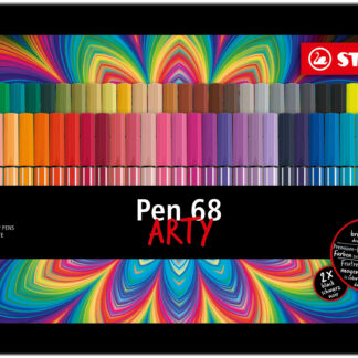 Boîte métal x 66 STABILO Pen 68 ARTY