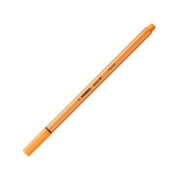 STABILO point 88 - orange papaye - Carton de 10 pièces