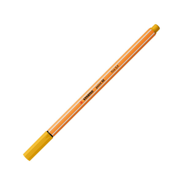 STABILO point 88 - jaune curry - Carton de 10 pièces