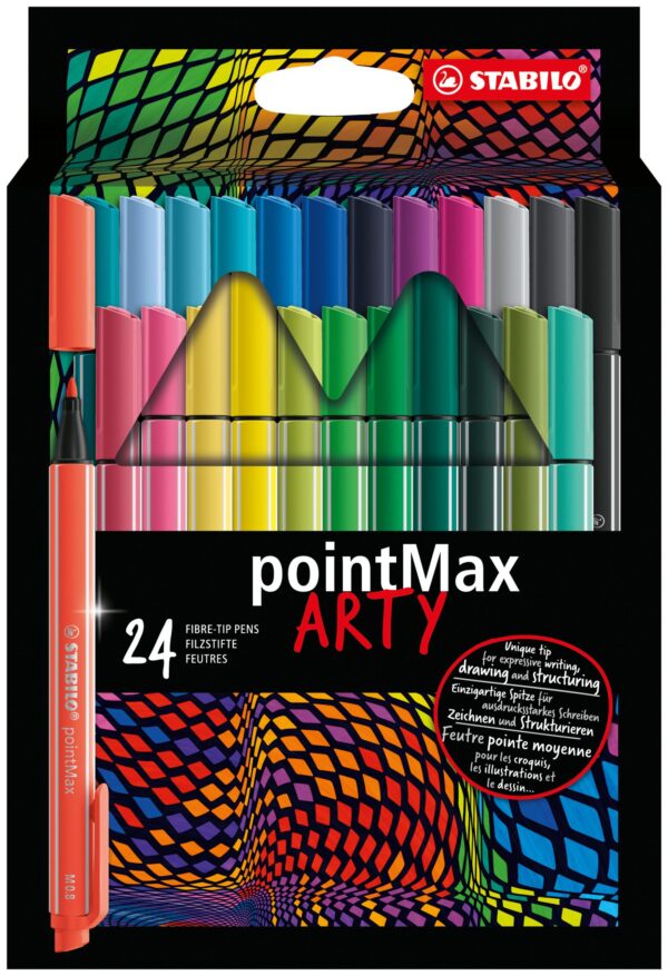 Etui carton x 24 STABILO pointMax ARTY - Carton de 6 pièces