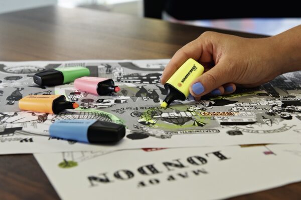 Etui carton x 3 STABILO BOSS MINI - jaune + orange + vert – Image 4