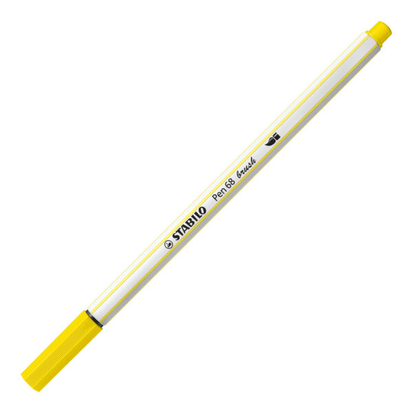 STABILO Pen 68 brush - jaune citron