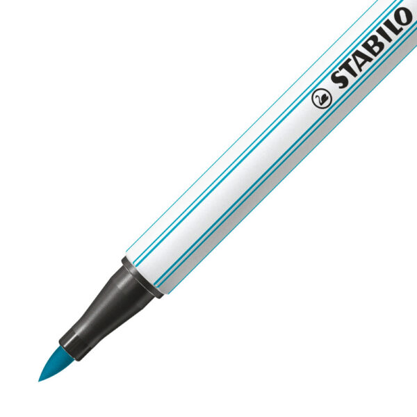 STABILO Pen 68 brush - bleu turquoise – Image 2