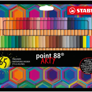 Etui carton x 65 STABILO point 88 ARTY