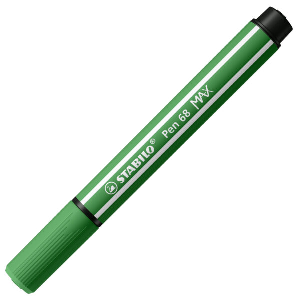 Etui carton x 4 STABILO Pen 68 MAX ARTY - noir + bleu + rouge + vert - Carton de 6 pièces – Image 2