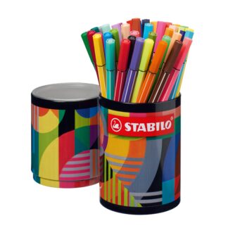 Boîte métal ronde x 45 STABILO Pen 68 ARTY