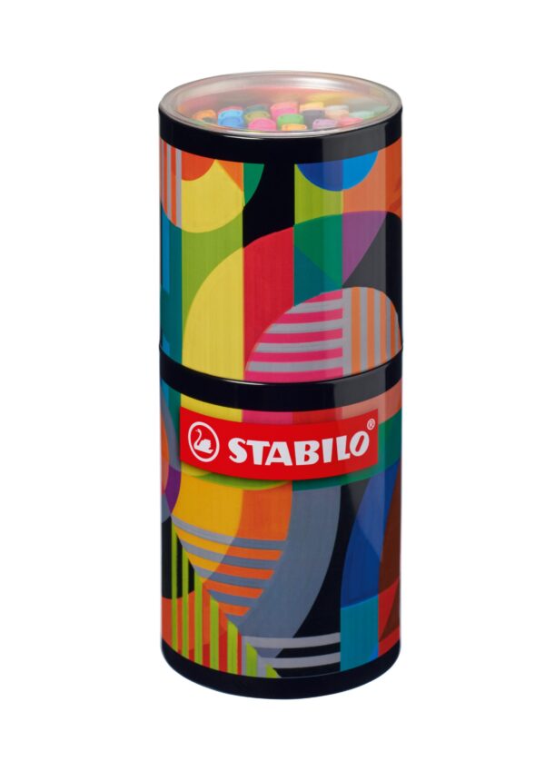 Boîte métal ronde x 45 STABILO point 88 ARTY – Image 2