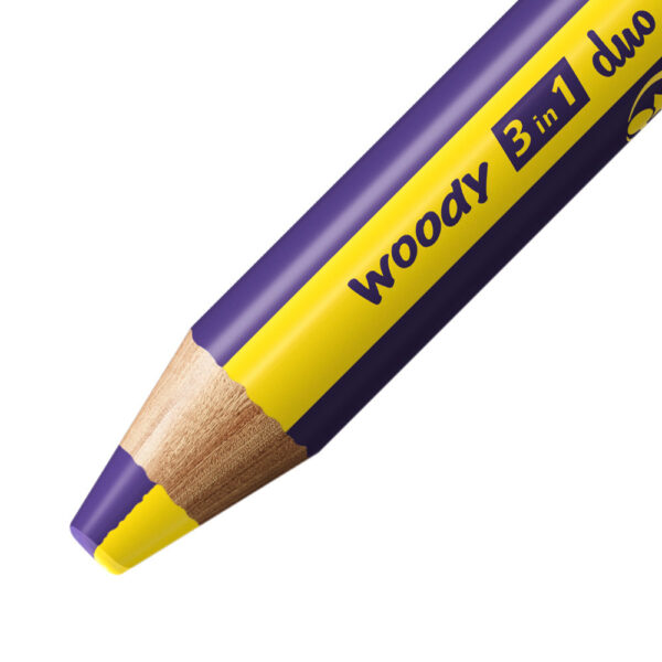 STABILO woody 3 in 1 duo - jaune-violet – Image 2