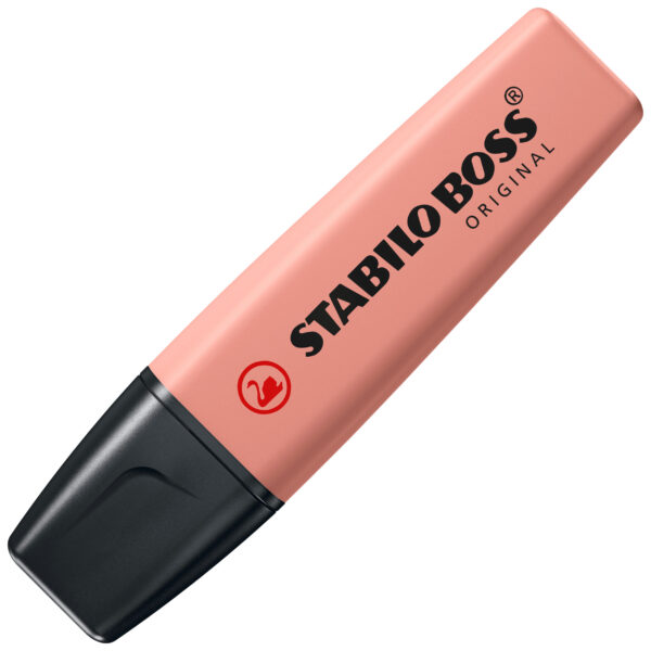 Blister carton x 3 STABILO BOSS ORIGINAL Nature - marron glacé, orange rouille, vert tilleul – Image 2