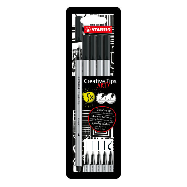 Etui carton x 5 STABILO Creative Tips