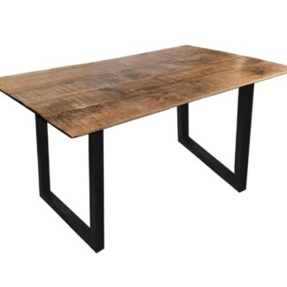 Table à manger table de cuisine table de salle à manger Liverpool 120x80 160x90 et 200x100 cm bois de manguier massif