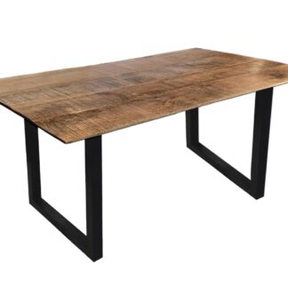 Table à manger table de cuisine table de salle à manger Liverpool 120x80 160x90 et 200x100 cm bois de manguier massif