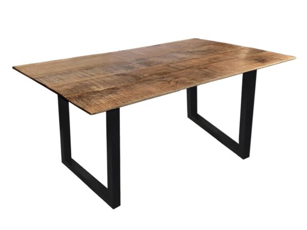 Table à manger table de cuisine table de salle à manger Liverpool 120x80 160x90 et 200x100 cm bois de manguier massif