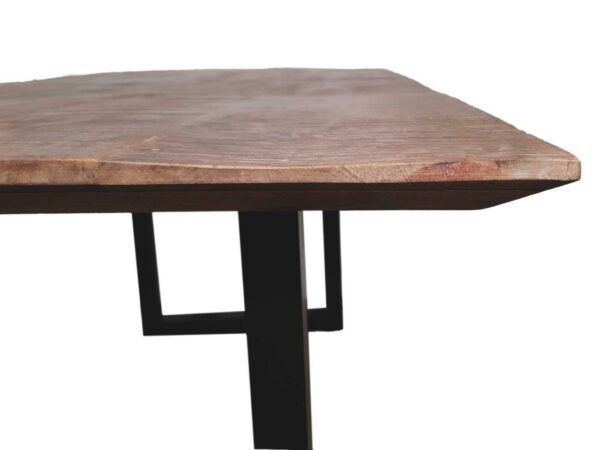 Table à manger table de cuisine table de salle à manger Liverpool 120x80 160x90 et 200x100 cm bois de manguier massif – Image 9