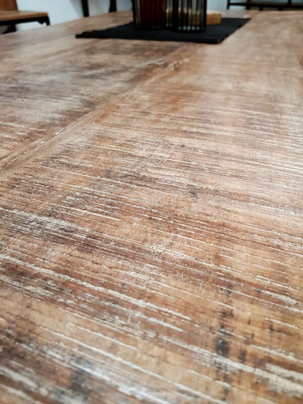 Table à manger table de cuisine table de salle à manger Liverpool 120x80 160x90 et 200x100 cm bois de manguier massif – Image 8