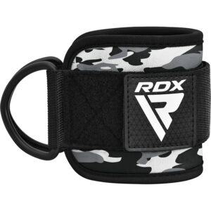 RDX A4 Sangles De Cheville Pour Machine Câbles De Gymnastique Camo Gris Célibataire