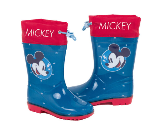 Bottes pluie Bottes de pluie Mickey Stars Bleu foncé/Rouge taille 30 - Arditex – Image 7