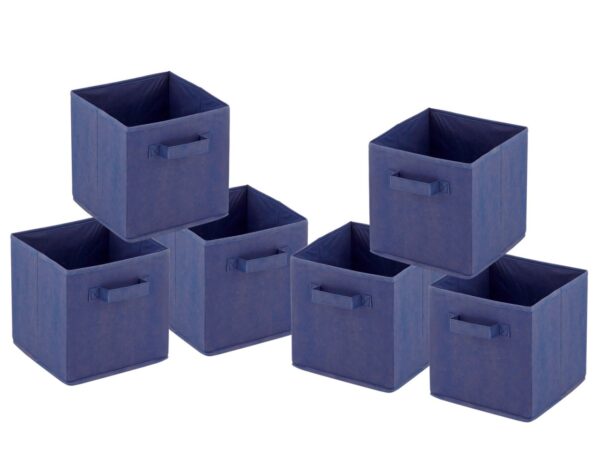 Boîtes de rangement pliables 26x26x26 cm lot de 6 boîtes de rangement carrées