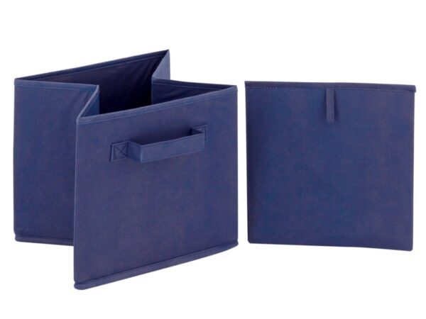 Boîtes de rangement pliables 26x26x26 cm lot de 6 boîtes de rangement carrées – Image 4