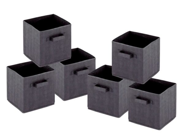 Boîtes de rangement pliables 26x26x26 cm lot de 6 boîtes de rangement carrées