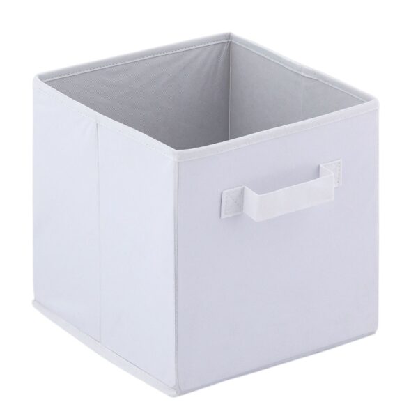 Boîtes de rangement pliables 26x26x26 cm lot de 6 boîtes de rangement carrées – Image 3