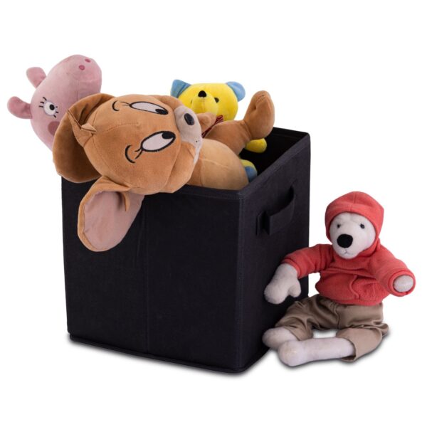 Boîtes de rangement pliables 26x26x26 cm lot de 6 boîtes de rangement carrées – Image 2